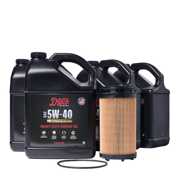 Doc's Diesel RAM 6.7L Cummins 5W-40 Full Synthetic Oil Change Kit 2025-2026 (Gallons 4)