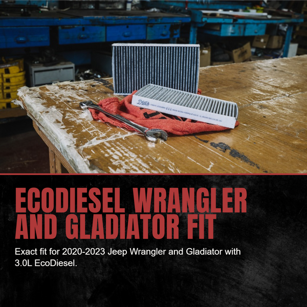 Doc's Diesel Jeep 3.0L EcoDiesel Wrangler/Gladiator Cabin Air Filter 2020-2023