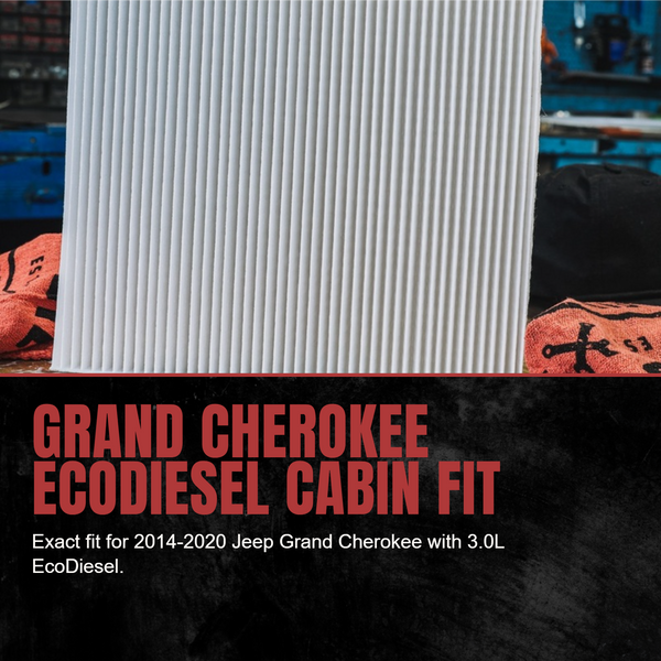 Doc's Diesel Jeep Grand Cherokee 3.0L EcoDiesel Cabin Air Filter 2014-2020