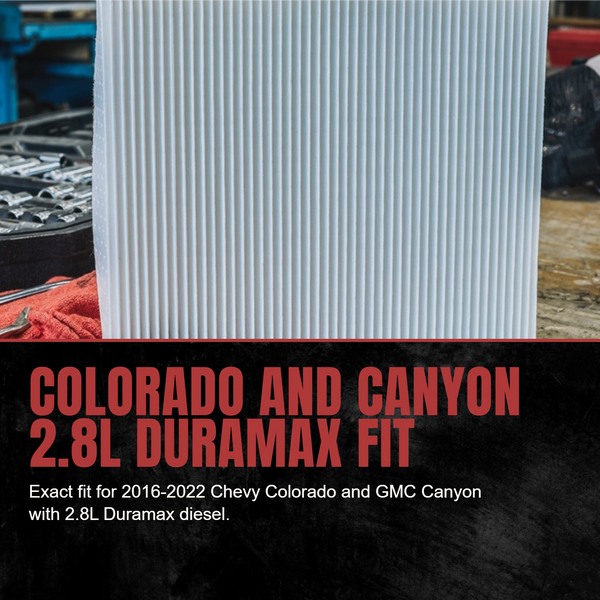 Doc's Diesel Chevrolet Colorado/GMC Canyon 2.8L Duramax Cabin Air Filter 2016-2022