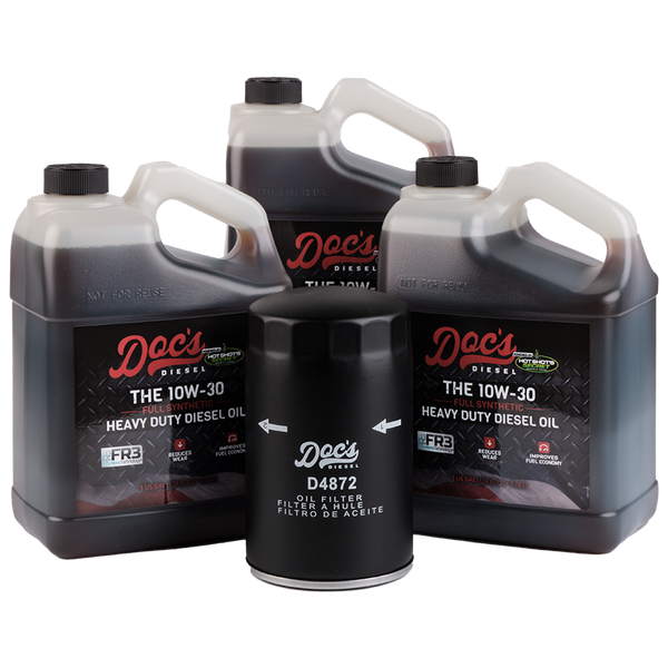 Doc's Diesel Ford 7.3L Powerstroke 10W-30 Full Synthetic Oil Change Kit 1994-2003 brand_Hot Shot's Gallons 3