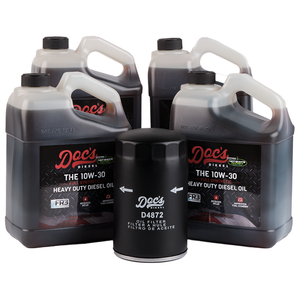Doc's Diesel Ford 7.3L Powerstroke 10W-30 Full Synthetic Oil Change Kit 1994-2003 brand_Hot Shot's Gallons 4