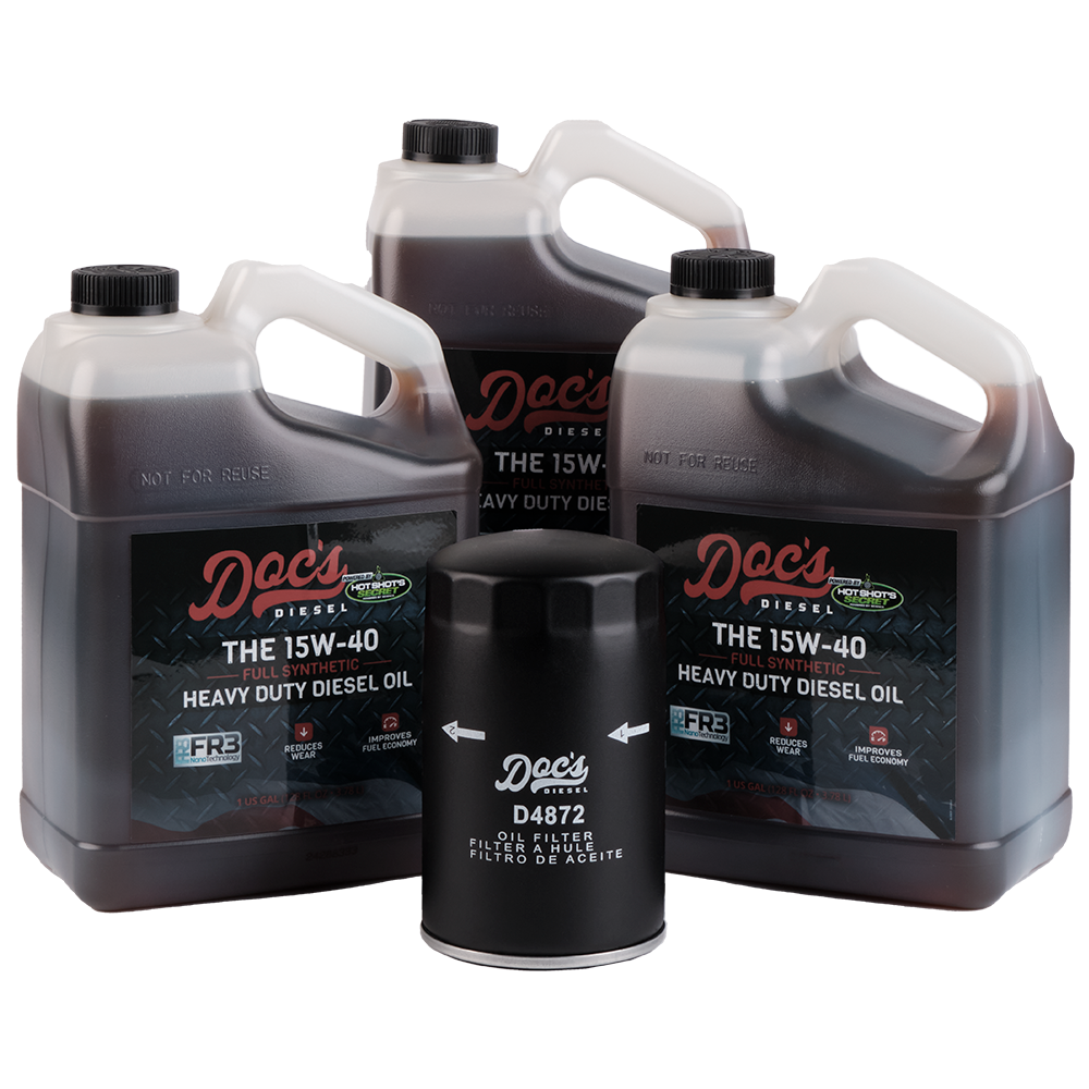 Doc's Ford 7.3L Powerstroke 15W-40 Full Synthetic Oil Change Kit 1994-2003 3-Pack