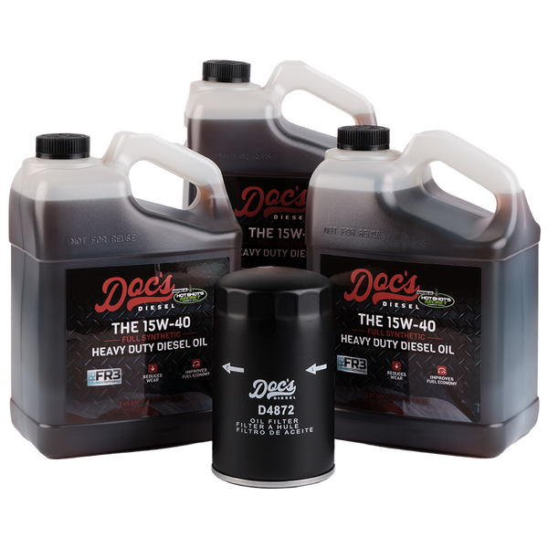 Doc's Diesel Ford 7.3L Powerstroke 15W-40 Full Synthetic Oil Change Kit 1994-2003 brand_Hot Shot's Gallons 3