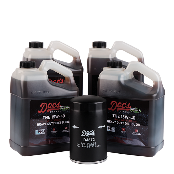 Doc's Diesel Ford 7.3L Powerstroke 15W-40 Full Synthetic Oil Change Kit 1994-2003 brand_Hot Shot's Gallons 4