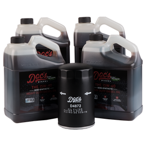 Doc's Diesel Ford 7.3L Powerstroke 15W-40 SEMI Synthetic Oil Change Kit 1994-2003 4-Pack