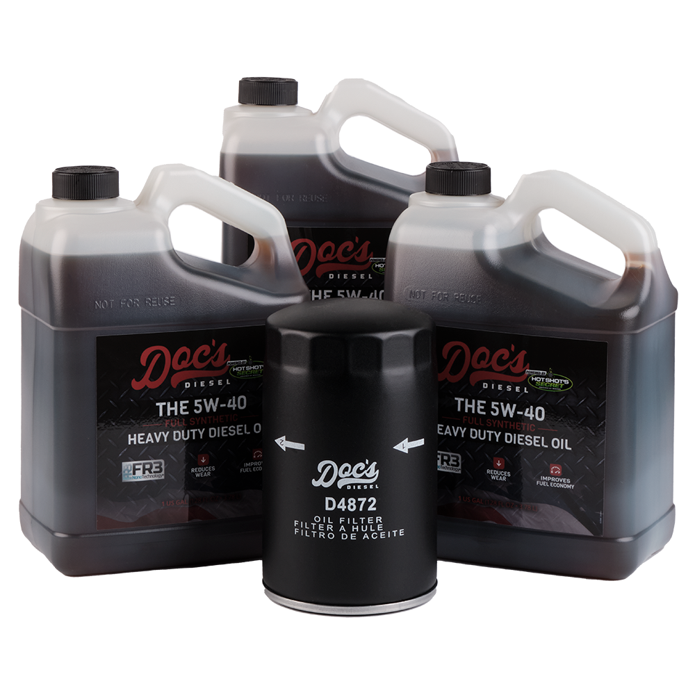 Doc's Diesel Ford 7.3L Powerstroke 5W-40 Full Synthetic Oil Change Kit 1994-2003 3-Pack