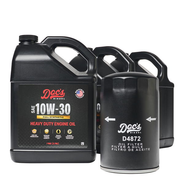 Doc's Diesel Ford 7.3L Powerstroke 10W-30 Full Synthetic Oil Change Kit 1994-2003 brand_Doc's Diesel Gallons 3