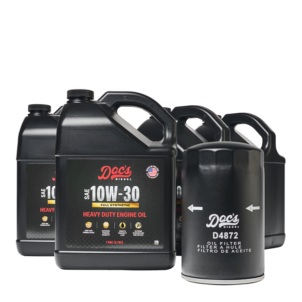 Doc's Diesel Ford 7.3L Powerstroke 10W-30 Full Synthetic Oil Change Kit 1994-2003 brand_Doc's Diesel Gallons 4