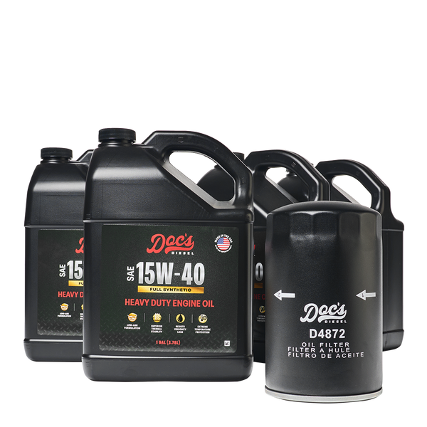 Doc's Diesel Ford 7.3L Powerstroke 15W-40 Full Synthetic Oil Change Kit 1994-2003 brand_Doc's Diesel Gallons 4