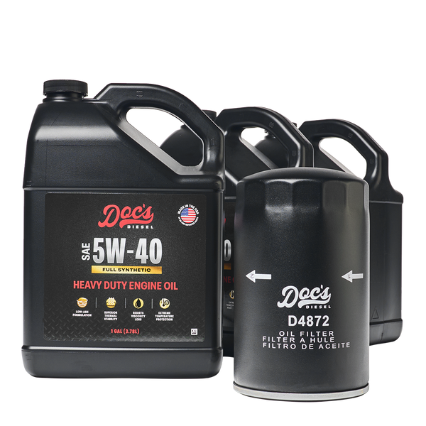 Doc's Diesel Ford 7.3L Powerstroke 5W-40 Full Synthetic Oil Change Kit 1994-2003 brand_Doc's Diesel Gallons 3