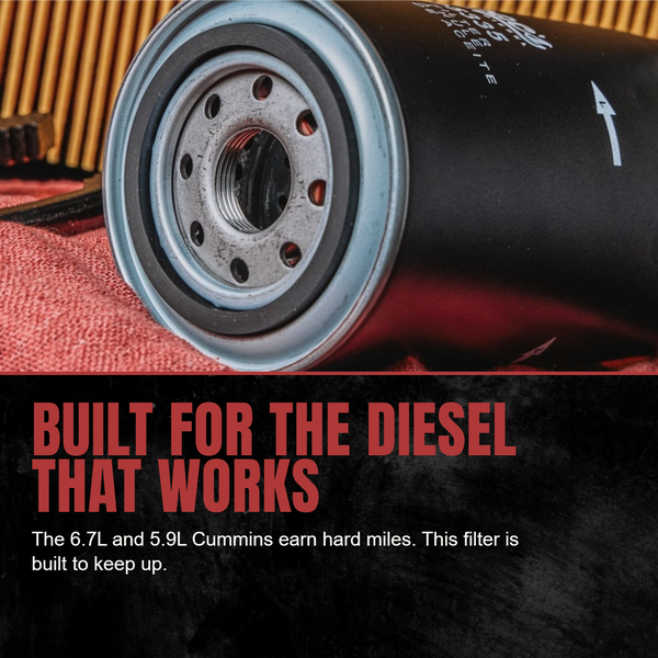 Doc's Diesel Dodge RAM 6.7L/5.9L Cummins Oil Filter 1989-2024