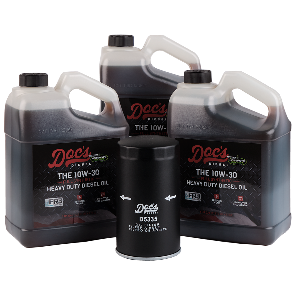 Doc's Dodge RAM 6.7L Cummins 10W-30 Full Synthetic Oil Change Kit 1989-2024