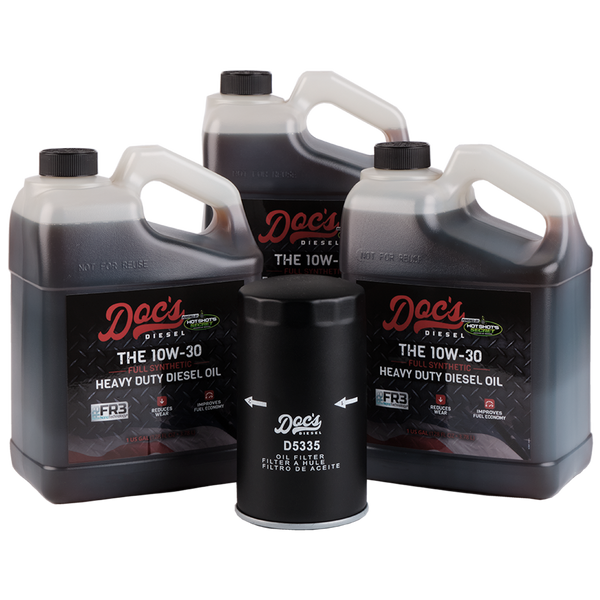 Doc's Diesel Dodge RAM 6.7L Cummins 10W-30 Full Synthetic Oil Change Kit 1989-2024 brand_Hot Shot's Gallons 3