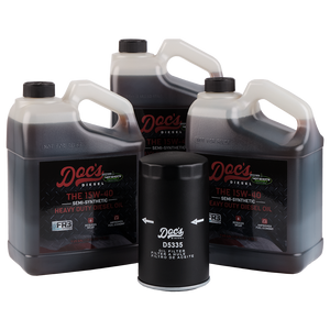 Doc's Dodge RAM 6.7L Cummins 15W-40 SEMI Synthetic Oil Change Kit 1989-2024 3-Pack