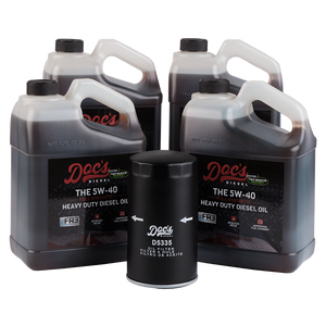 Doc's Dodge RAM 6.7L Cummins 5W-40 Full Synthetic Oil Change Kit 1989-2024 4-Pack