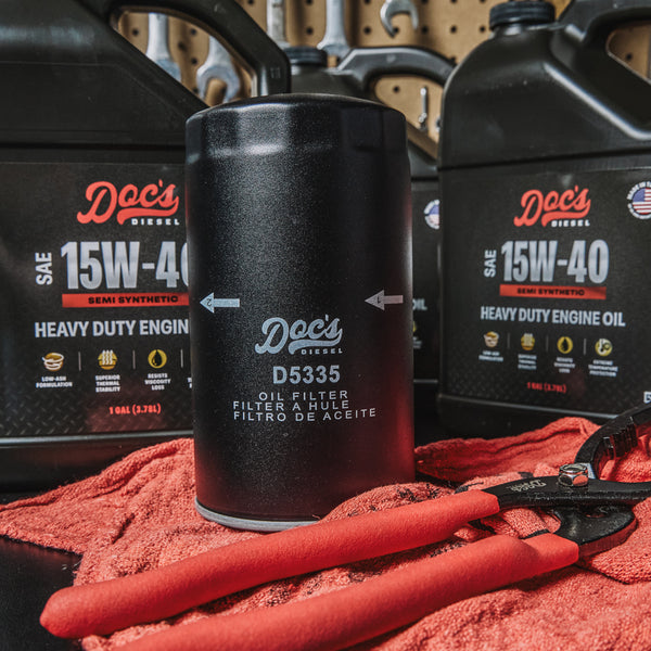 Doc's Diesel Dodge RAM 6.7L/5.9L Cummins 15W-40 SEMI Synthetic Oil Change Kit 1989-2024 brand_Doc's Diesel