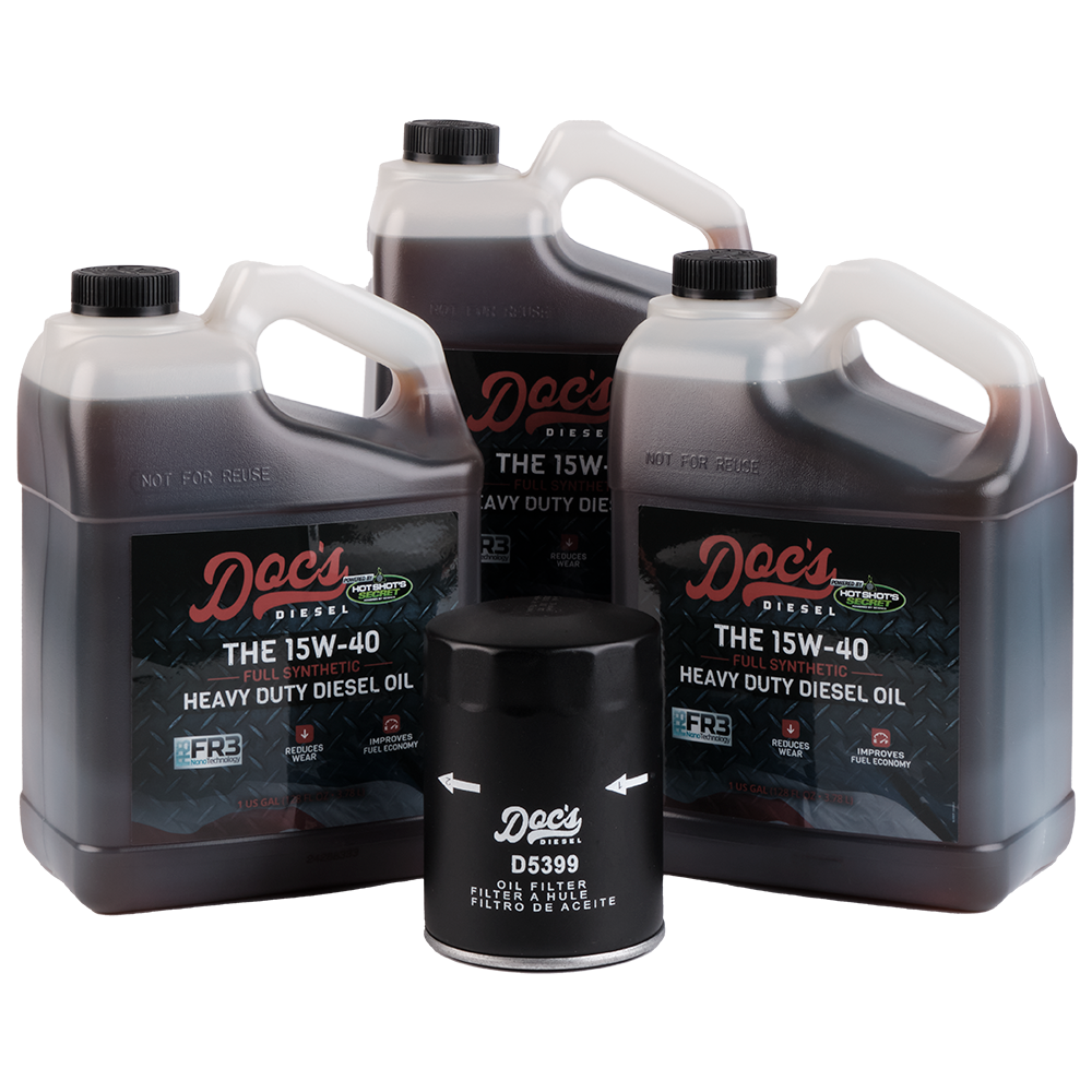 Doc's Diesel Chevrolet/GMC 6.6L Duramax 15W-40 Full Synthetic Oil Change Kit 2001-2019