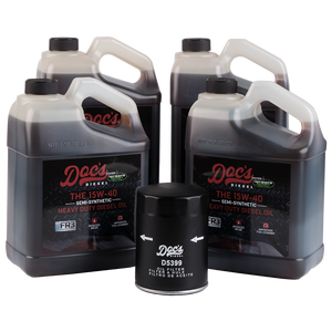 Doc's Chevrolet/GMC 6.6L Duramax 15W-40 SEMI Synthetic Oil Change Kit 2001-2019