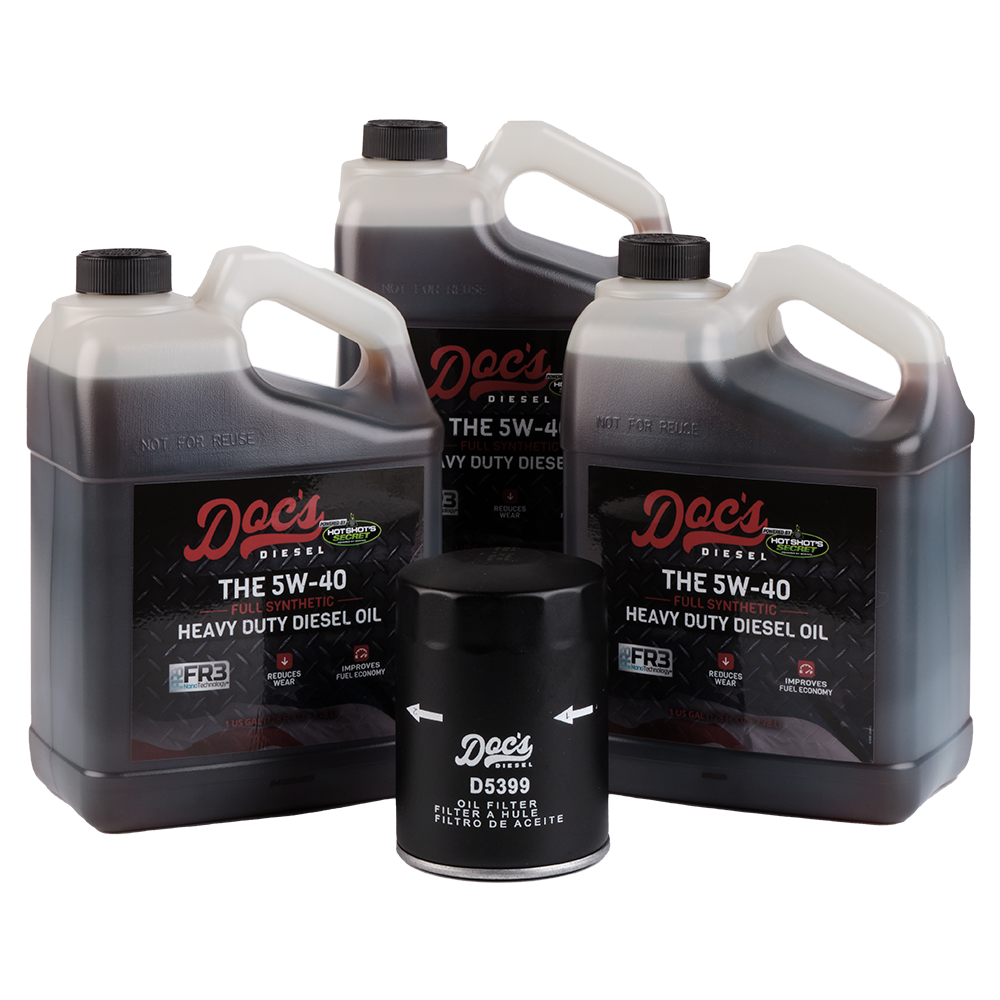 Doc's Diesel Chevrolet/GMC 6.6L Duramax 5W-40 Full Synthetic Oil Change Kit 2001-2019