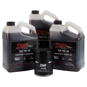 Doc's Diesel Chevrolet/GMC 6.6L Duramax 5W-40 Full Synthetic Oil Change Kit 2001-2019