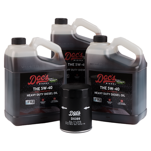 Doc's Diesel Chevrolet/GMC 6.6L Duramax 5W-40 Full Synthetic Oil Change Kit 2001-2019 brand_Hot Shot's 