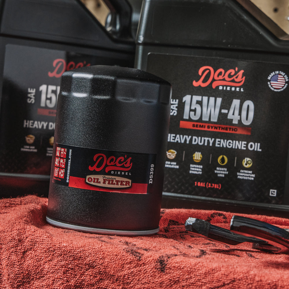 Doc's Diesel Chevrolet/GMC 6.6L Duramax 15W-40 SEMI Synthetic Oil Change Kit 2001-2019 brand_Doc's Diesel