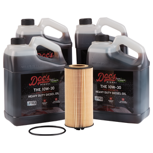 Doc's Ford 6.0L/6.4L Powerstroke 10W-30 Full Synthetic Oil Change Kit 2003-2010 4-Pack