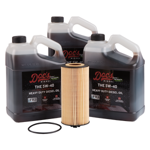 Doc's Diesel Ford 6.0L/6.4L Powerstroke 5W-40 Full Synthetic Oil Change Kit 2003-2010