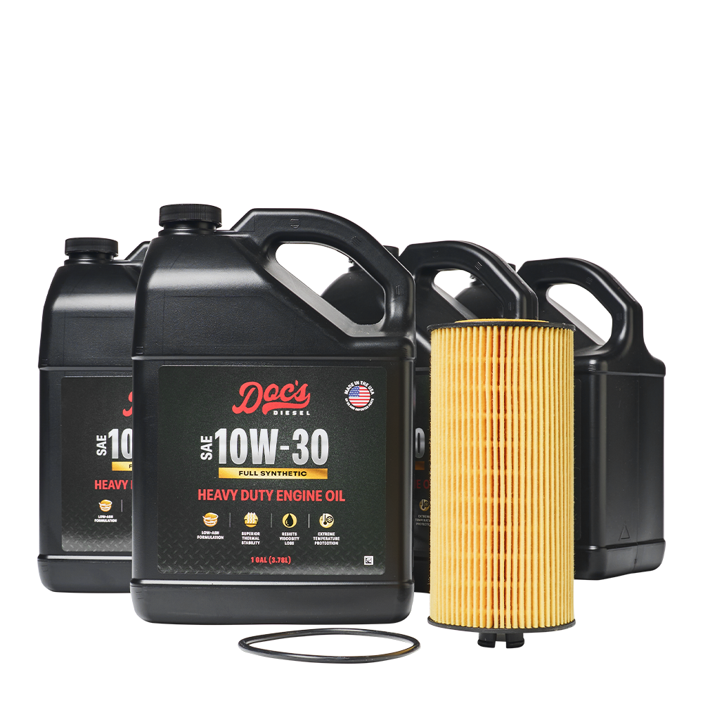 Doc's Diesel Ford 6.0L/6.4L Powerstroke 10W-30 Full Synthetic Oil Change Kit 2003-2010 brand_Doc's Diesel Gallons 4