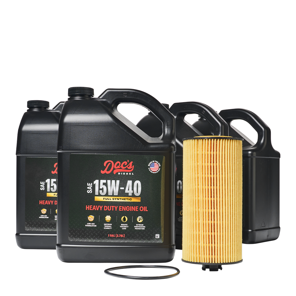 Doc's Diesel Ford 6.0L/6.4L Powerstroke 15W-40 Full Synthetic Oil Change Kit 2003-2010 brand_Doc's Diesel Gallons 4