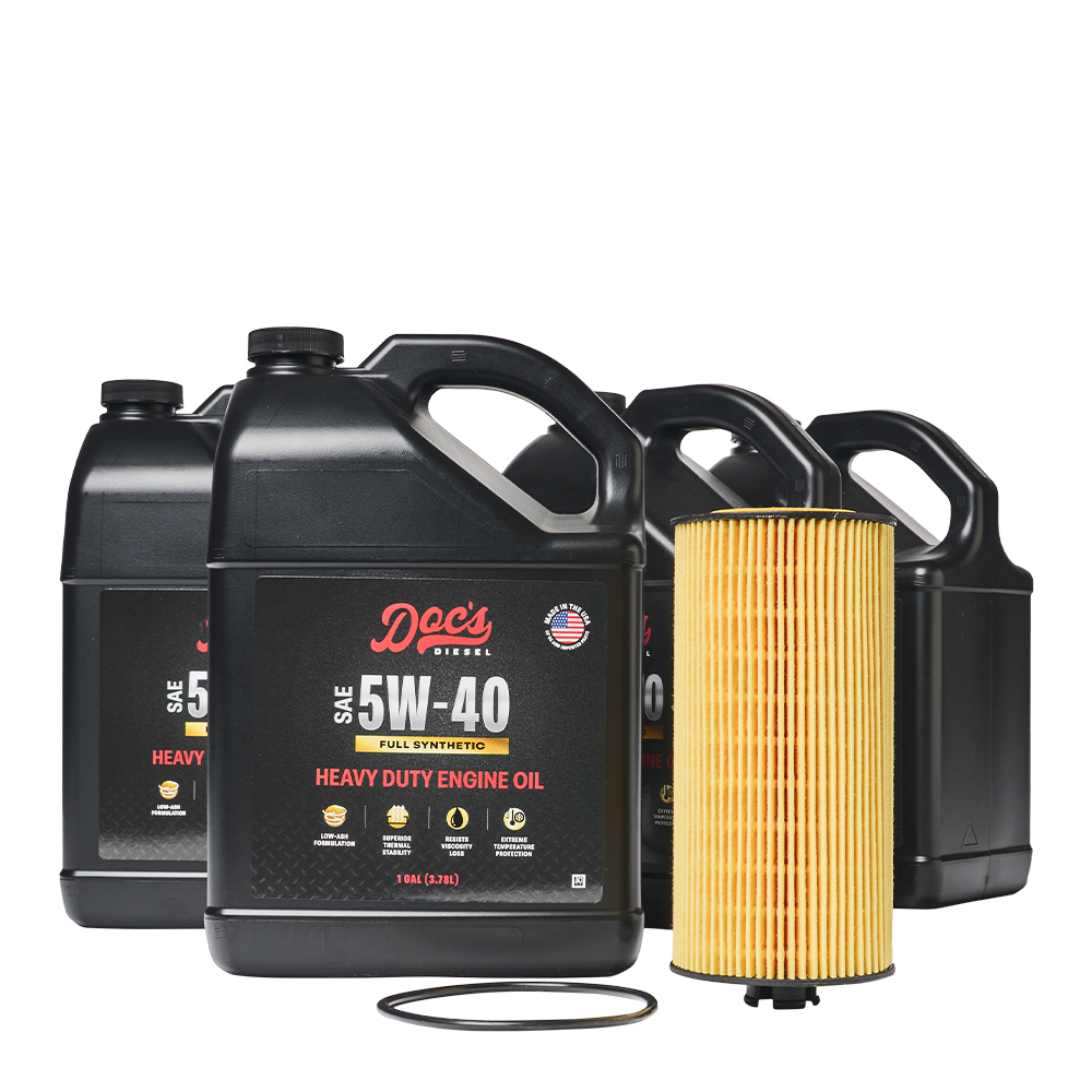 Doc's Diesel Ford 6.0L/6.4L Powerstroke 5W-40 Full Synthetic Oil Change Kit 2003-2010 brand_Doc's Diesel Gallons 4