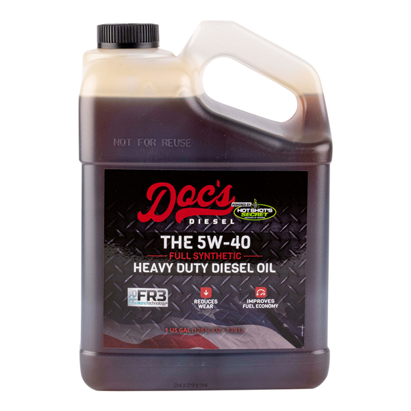 Doc's Diesel The 5W-40 Full Synthetic Heavy Duty Diesel Oil brand_Hot Shot's Gallons 1