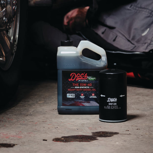 Doc's Diesel Ford 6.7L Powerstroke 15W-40 SEMI Synthetic Oil Change Kit 2011-2024 Lifestyle brand_Hot Shot's
