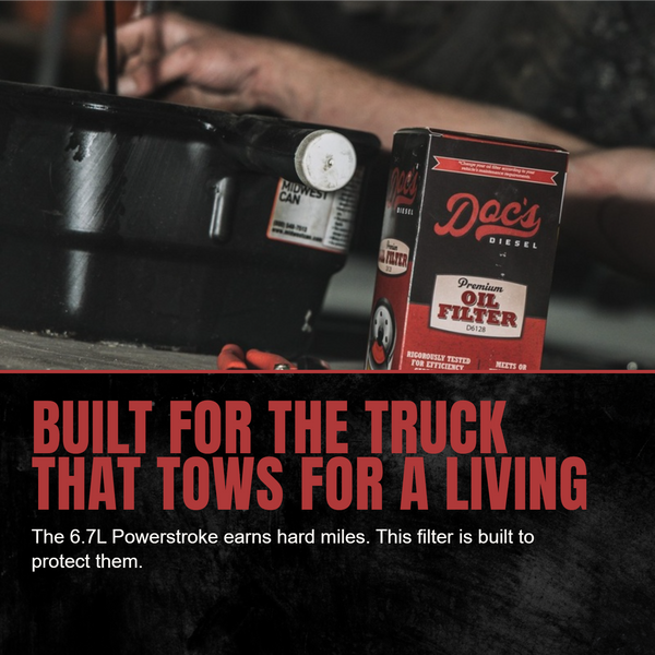 Doc's Diesel Ford 6.7L Powerstroke Oil Filter 2011-2026