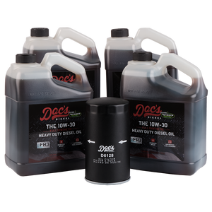 Doc's Ford 6.7L Powerstroke 10W-30 Full Synthetic Oil Change Kit 2011-2024 4-Pack