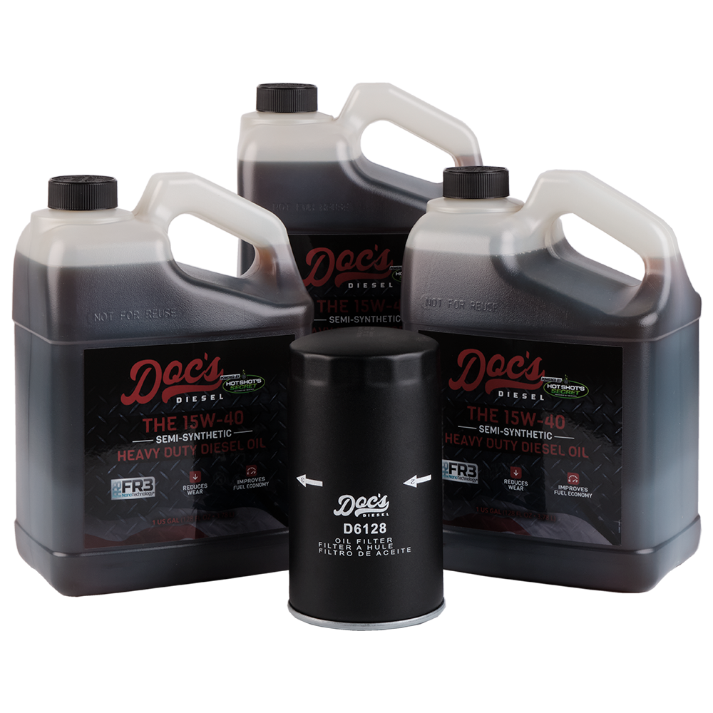 Doc's Diesel Ford 6.7L Powerstroke 15W-40 SEMI Synthetic Oil Change Kit 2011-2024 3-Pack