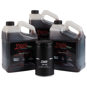 Doc's Ford 6.7L Powerstroke 15W-40 SEMI Synthetic Oil Change Kit 2011-2024 3-Pack