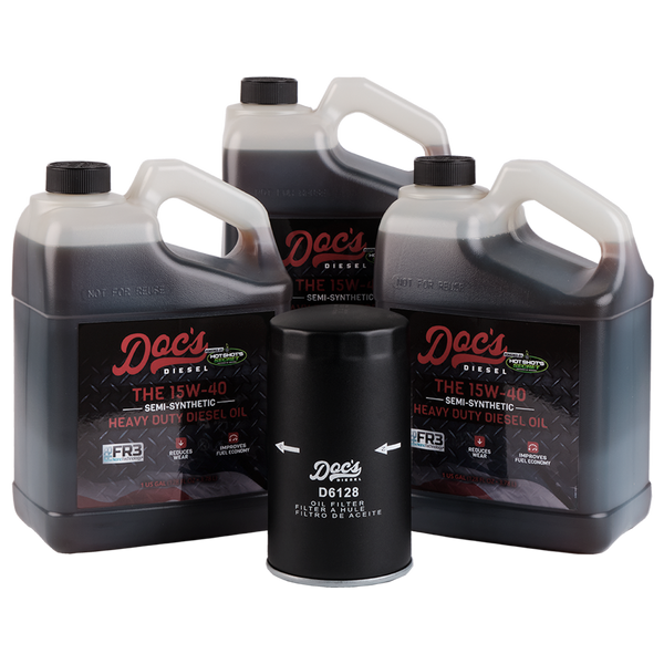 Doc's Diesel Ford 6.7L Powerstroke 15W-40 SEMI Synthetic Oil Change Kit 2011-2024 brand_Hot Shot's Gallons 3