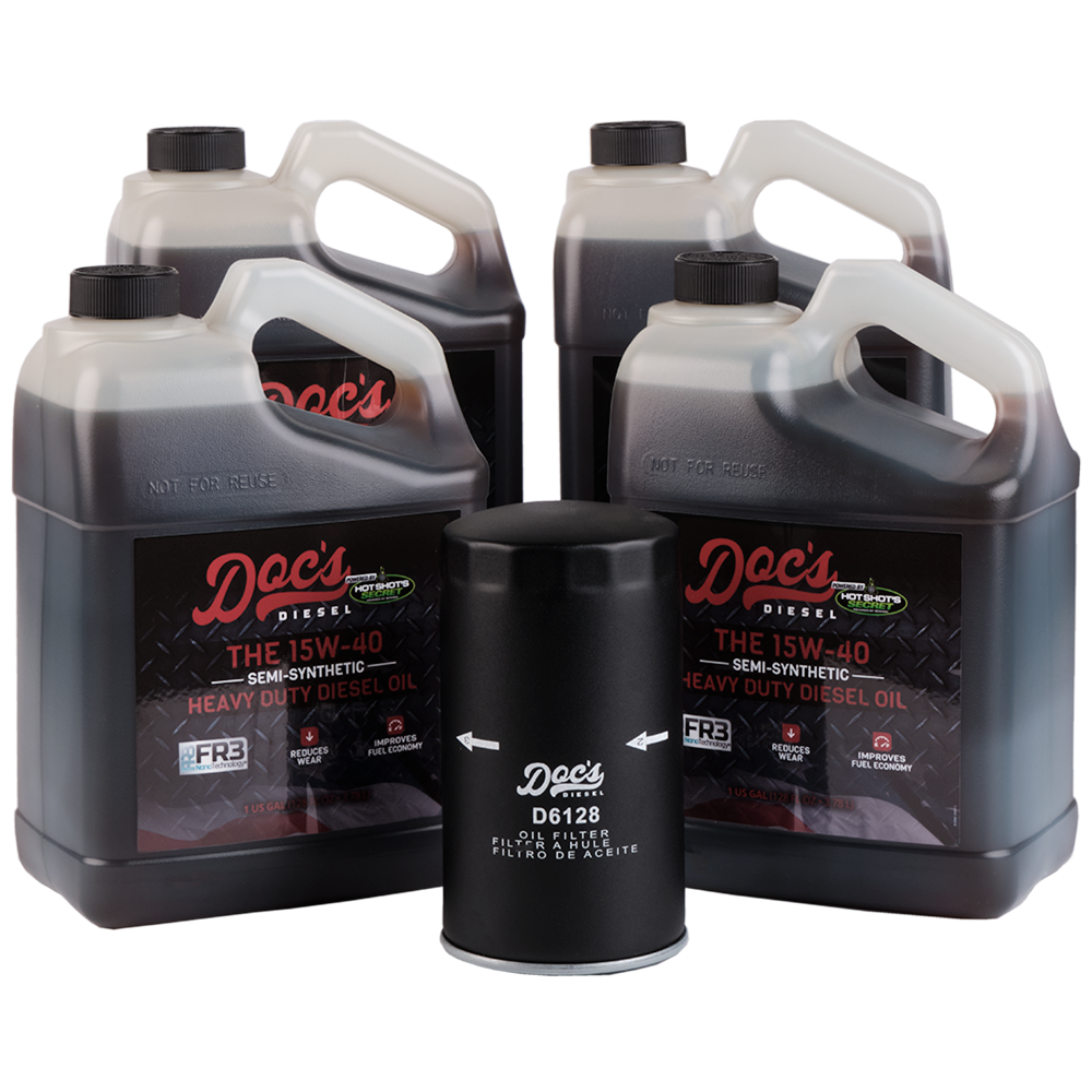 Doc's Diesel Ford 6.7L Powerstroke 15W-40 SEMI Synthetic Oil Change Kit 2011-2024 brand_Hot Shot's Gallons 4