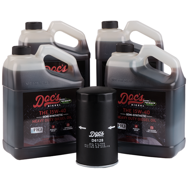 Doc's Diesel Ford 6.7L Powerstroke 15W-40 SEMI Synthetic Oil Change Kit 2011-2024 brand_Hot Shot's Gallons 4