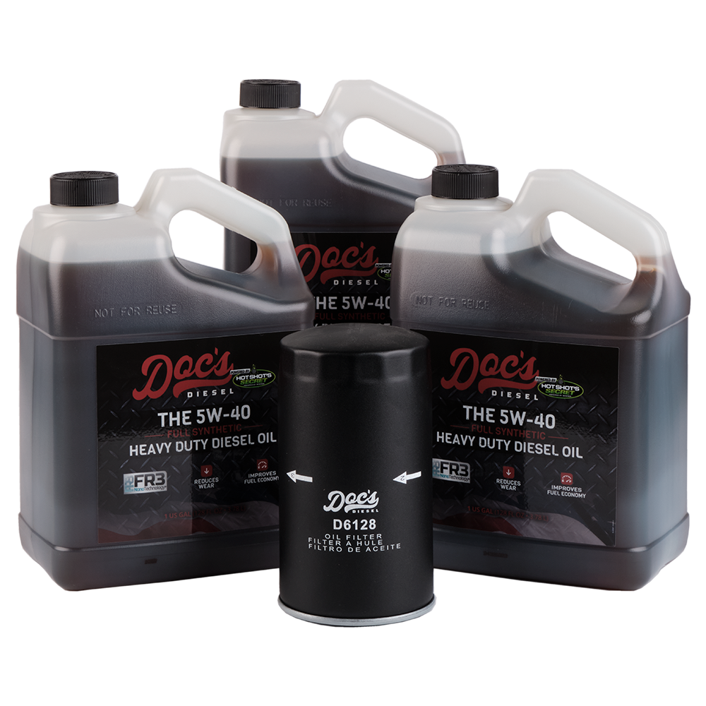 Doc's Ford 6.7L Powerstroke 5W-40 Full Synthetic Oil Change Kit 2011-2024 3-Pack