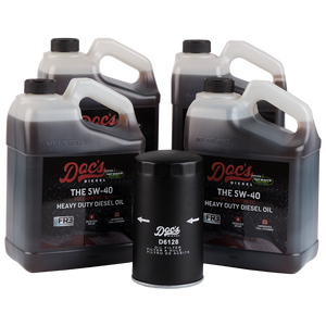 Doc's Ford 6.7L Powerstroke 5W-40 Full Synthetic Oil Change Kit 2011-2024 4-Pack