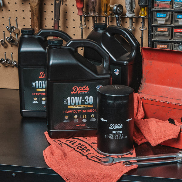 Doc's Diesel Ford 6.7L Powerstroke 10W-30 Full Synthetic Oil Change Kit 2011-2025 brand_Doc's Diesel Gallons 3