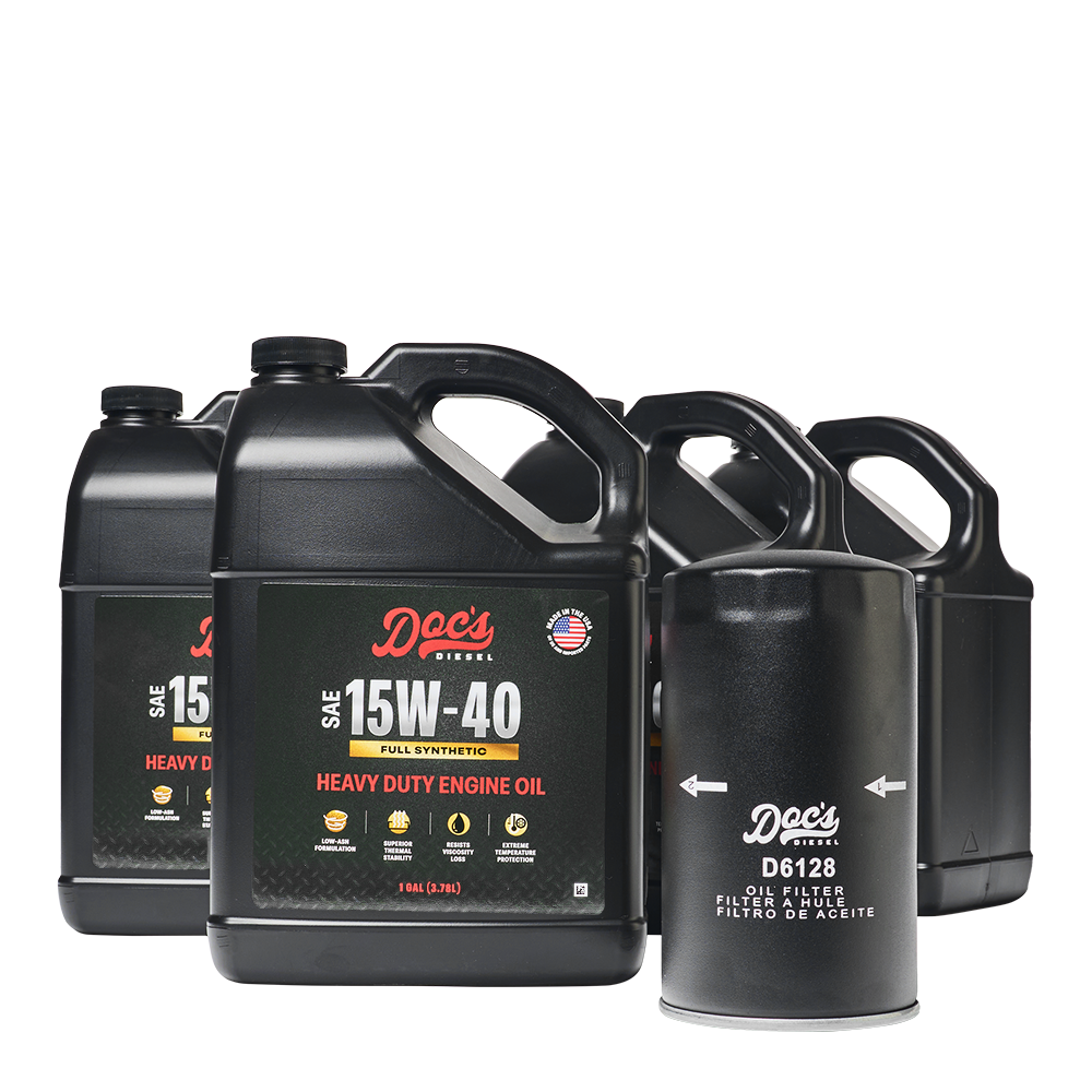 Doc's Diesel Ford 6.7L Powerstroke 15W-40 Full Synthetic Oil Change Kit 2011-2025 brand_Doc's Diesel Gallons 4