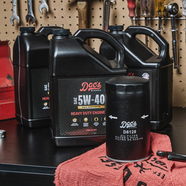 Doc's Diesel Ford 6.7L Powerstroke 5W-40 Full Synthetic Oil Change Kit 2011-2025 brand_Doc's Diesel Gallons 4