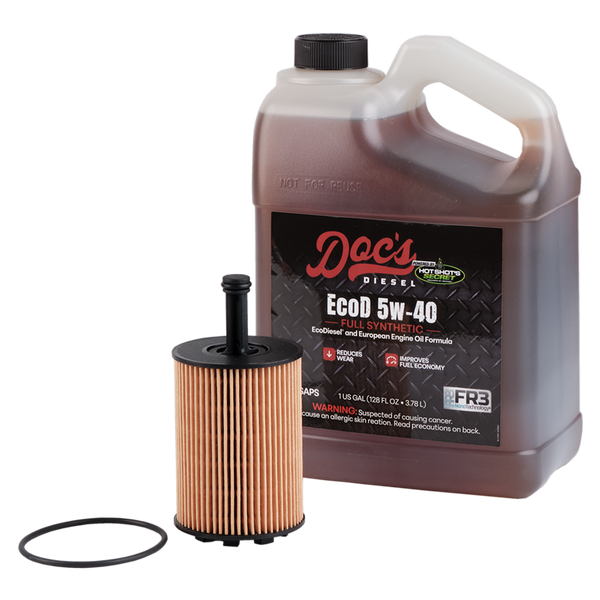 Doc's Diesel VW 1.9L/2.0L Jetta/Golf EcoDiesel 5W-40 Full Synthetic Oil Change Kit 2005.5-2014 Gallons 1