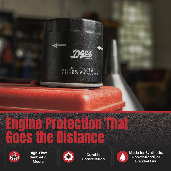 Doc's Auto Parts Oil Filter - Engine Protection that Goes the Distance