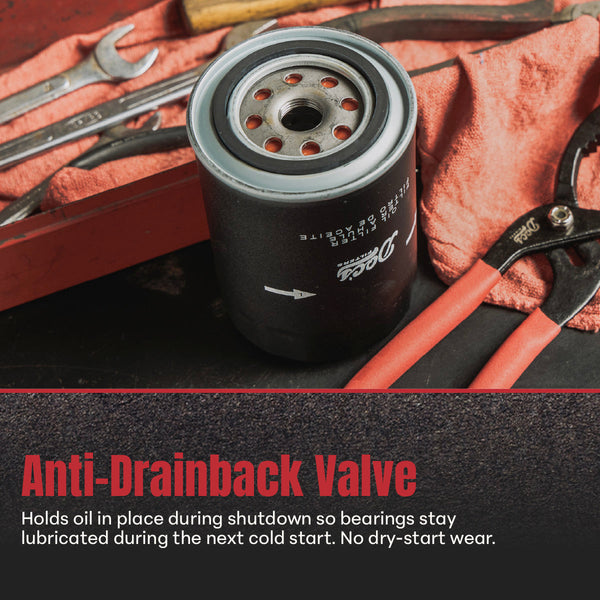 Doc's Auto Parts Oil Filter - Anti-Drainback Valve
