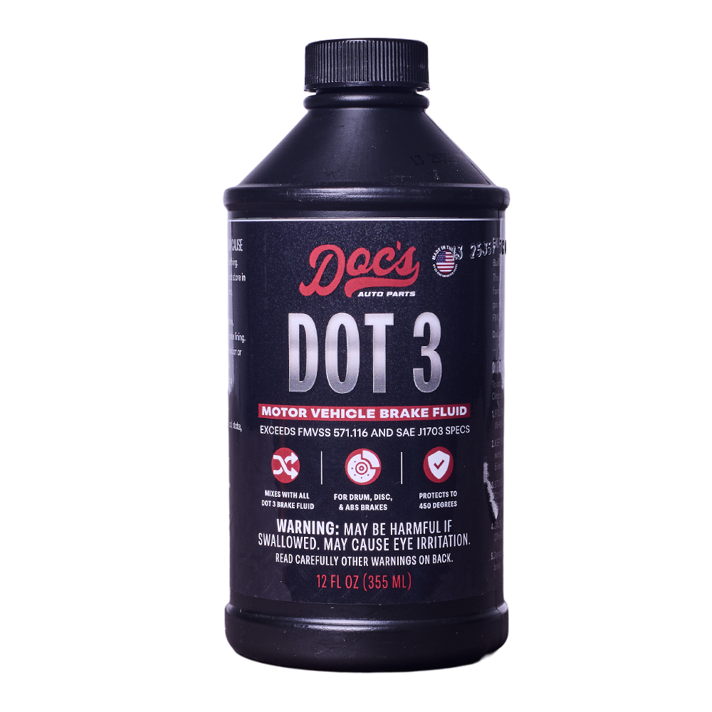 Doc’s Auto Parts DOT 3 Brake Fluid front (Quantity 1)